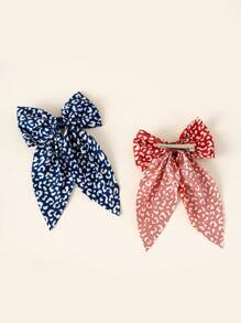 6 pièces/set Pinces à cheveux en polyester multicolores avec imprimé léopard et nœud papillon, pinces canard rétro mignonnes minimalistes. Accessoires capillaires convenant pour l'école, les fêtes, les cadeaux et le port quotidien. Pinces à cheveux, pinces à griffes, barrettes, pinces à alligator, fournitures scolaires, accessoires nœuds, imprimé animal
