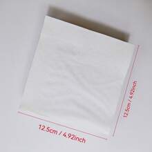 20/40/100/150 قطعة مناديل ورقية بطبقتين بيضاء سادة، مناديل ورقية للمشروبات قابلة للتخلص منها مطوية أربع طبقات بمقاس 4.9 بوصة * 4.9 بوصة للحفلات والاستخدام اليومي