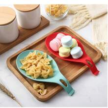 2pcs Multi-Function Simple Spoon Holder, Heat Resistant And Easy To Clean