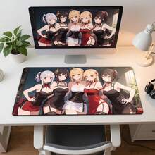 Extra Large Custom Mouse Pad: Personalized Gaming Desk Mat, Non-Slip Rubber Base, Water-Repellent Surface - 35.4 X 19.68 Inch