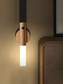 1 pieza Luz decorativa nocturna inalámbrica LED recargable por USB con sensor magnético, adecuada para escaleras, armarios, pasillos y otros escenarios - Multicolor - Ver 10