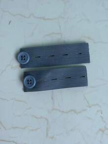 2 件弹性腰带延长扣，可调节腰带，适合孕妇和超重男士裤子