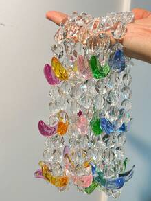 1 件女士时尚香蕉串珠项链，水果系列设计，树脂材质，适合海滩、休闲、日常佩戴 - 香蕉款 - 查看 10