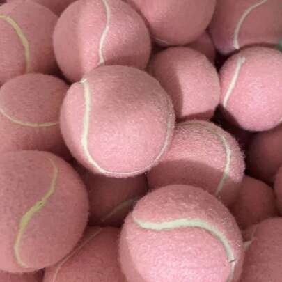 6pcs/Set High Elasticity Durable Tennis Balls, Suitable For Training, Fitness And Pet Massage, Suitable For Youth Competition