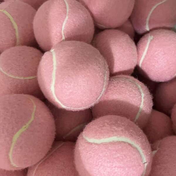 Set de 6 pelotas de tenis de alta elasticidad y durabilidad, aptas para entrenamiento, acondicionamiento físico y masaje para mascotas, adecuadas para competencias juveniles