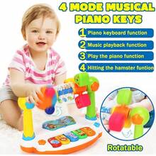 Baby Piano Toy, Light Up Music Baby Toys For12 18 Months Early Learning Educational Piano Toy 1 Year Old Boy Girl Gifts - Multicolor - View 3