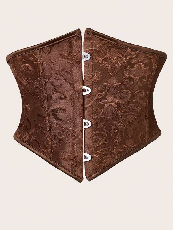 Women Lace Up Waist Trainer Corset - Tight Compression Body Shaper