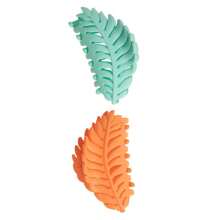 Tru X Reyna Nori Collab Large Slideproof™ Claw Clip Peach 2 CT - 肉凍 - 查看 6