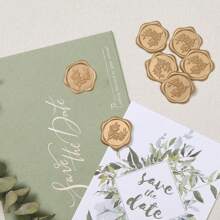 20 piezas de pegatinas selladas con cera, sobres sellados a mano, pegatinas de cera autoadhesivas, pegatinas para sellar sobres de invitaciones de boda, envoltorios de regalo, invitaciones a fiestas, cumpleaños