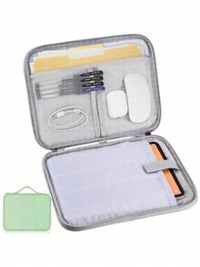 9-11 13 英寸平板电脑手提箱兼容 iPad A16 2025 Air 13 英寸加垫保护旅行套包适用于 iPad Pro 11 10.9 第 10 代 Air 5/4 代 Galaxy Tab S9/S8 - 彩色 - 查看 5