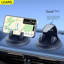 1pc/2pcs LCARS Dashboard Rotary Navigation Phone Holder, Rotation Bracket, Advanced Non-Slip Pad, Universal Car Mount - one-size - View 14