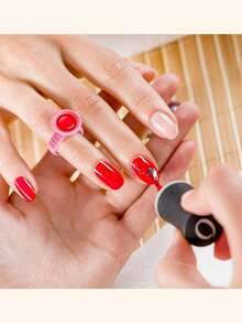 Lash Glue Holder, Blooming Flower Eyelash Extension Adhesive Tray For Makeup Use - Multicolor - View 7