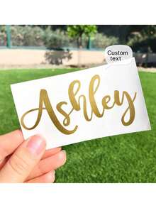 1-4 piezas Etiquetas/Pegatinas personalizadas con nombre, Calcomanías con nombre, Pegatinas personalizadas, Etiquetas con nombre, Pegatinas con fecha, Regalos DIY, Fuente manuscrita, Pegatinas de boda, Pegatinas de regalo. Pegatinas personalizables con nombre holográfico, Calendarios festivos - Multicolor - Ver 21