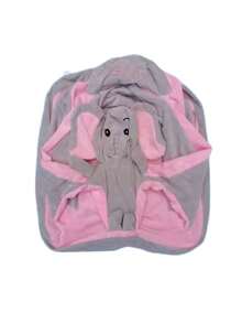 1pc Only Cover Toddler Anti-Fall Training Sitting Posture Sofa, Enlarged And Thickened Toddler Learning Seat. Baby Sofa Seat Cover. Filling Is Not Included Baby Sofa Support Seat Cover Baby Plush Chair Learning To Sit Comfortable Toddler Nest Puff Washable Without Filler - Pink - View 3