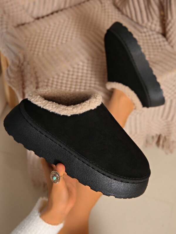 2025 New Thick Non-Slip Slip-On Warm Indoor Slippers For Women. Suitable For Dates, Parties, Vacations, Fashionable And Versatile. Lightweight, Soft-Soled, Non-Slip, Suitable For Indoor And Outdoor, Home And Travel. Brings Comfort, Freedom And Confidence.