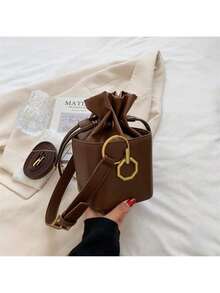 女士时尚背包 - 卡其色 - 查看 1