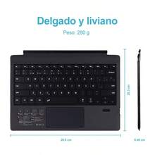 TUNKE Surface Pro 3/4/5/6/7 Keyboard Cover - Colorful Backlight - View 8