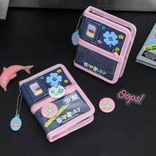 Cuaderno recargable vintage - Planificador de bolsillo estético con libro de pegatinas DIY y cubierta elegante | Diario portátil para estudiantes, viajeros y recuerdos, para útiles escolares, vuelta al cole - Multicolor - Ver 8