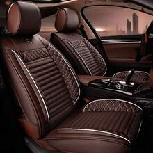 Cobear 5seats Car Seat Covers PU Leather Waterproof Car Seat Cushions Car Seat Protector Full Set Front Seats Rear Seat Covers Universal Fit Most Cars 001
