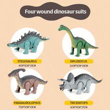 Dinosaur Walking Toy Without Batteries, Suitable For Children Over 3 Years Old, Safe And Fun Educational Toys, Stimulate Imagination And Hands-On Ability. - Nhiều màu - Xem 5
