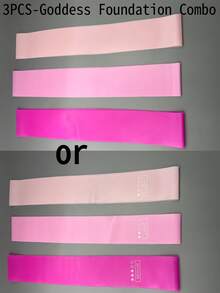 1PC/2PCS/3PCS/5PCS TPE Resistance Bands Set For Yoga Pilates Gym - Women Men Portable Stretch Bands For Legs, Arms & Booty Toning, Full Body Workout Equipment With Glute Activation, Home Fitness Exercise Elastic Bands (Squat/HIIT/Travel),Sport, Gym, Home Exercise, Strap Gym, Resistance Bands - Multicolor - View 22