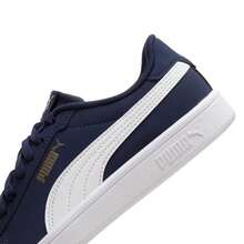 Puma Smash 3.0 Buck Low-Top Shock-Absorbing Sneakers, Casual Commuting Shoes, 392336-03 - Navy Blue-puma White-gold - View 7