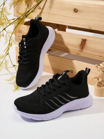Teens' Fashionable Comfortable Breathable Casual Sports Shoes, Spring