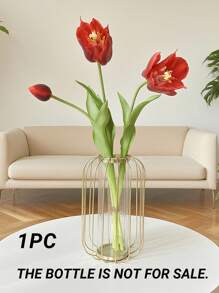 3 piezas de tulipanes artificiales de tacto real, de alta calidad, muy populares en Arabia Saudita, para decoración de hoteles, oficinas, hogares, ramos de boda, decoración de mesas de comedor, Día de San Valentín, regalo