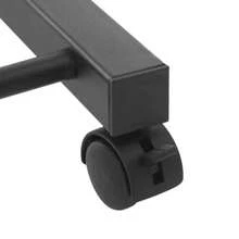 kangten Adjustable Bed Side Table, Side Table With Wheels, Mobile Standalone Table - Khaki - View 4