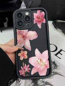 1 chiếc ốp lưng điện thoại TPU chống sốc họa tiết hoa ly hồng tối giản, tương thích với iPhone 16 Pro Max/15 Plus/14/13/12/11/8P/XS Max, Galaxy S24 Ultra/S23FE/S22/S21/S20/A52S/A15/A03. Chống nước, chống rơi vỡ và chống trầy xước. Phiên bản quốc tế, không phải phiên bản nội địa. - Nhiều màu - Xem 3