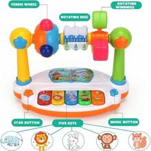 Baby Piano Toy, Light Up Music Baby Toys For12 18 Months Early Learning Educational Piano Toy 1 Year Old Boy Girl Gifts - Multicolor - View 4