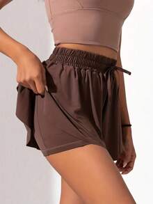 Women's Flowy Athletic Shorts, Casual Loose Shorts For Gym, Yoga, Running, Tennis, With Pockets, Comfortable & Cute Summer Wear