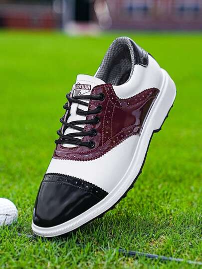 男士防滑运动沙滩系带户外休闲时尚高尔夫鞋