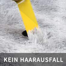 Sour Lemon Deep Pile Carpet Gray Carpet Living Room 120x160 Washable Anti-Slip Extra Large Carpets Bedroom Fluffy Modern Carpets Mat Carpets For Bedroom Room - 淺灰色 - 查看 5