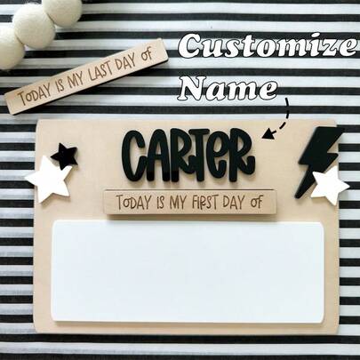 Back To School Removable Stickers, Personalized Laundry Tags, Back To School Photo Props, Customized First Day Of School Decals, Reusable Back To School Gifts, Room Decor, Fall Decorations, Dorm Essentials, College