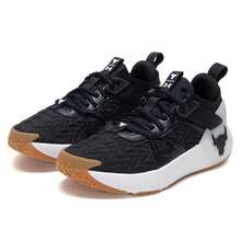 Under Armour 女款訓練鞋 UA W Project Rock 6 運動鞋輕盈舒適日常休閒鞋 - 黑色 - 查看 9
