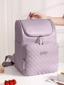 17L Large Capacity Insulated Backpack Fashion Insulation Meal Bag - Perfect For Camping & Picnics Waterproof And Leakproof Oxford Car Ice Case Dinner Food Fresh Keeping Box With Zipper Adjustable Shoulder Strap Multiple Colors Back To School Supplies Bag For School School Accessories School Stuff - Multicolor - View 12