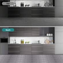 1 Set/10 Stück 51cm x 15cm Holzmaserung Bodenstreifen Selbstklebende Fußbodensticker, frei gestaltbar, Wanddekorations-Aufkleber, ablösbar und klebend, selbstklebende Tapete, selbstklebende Wandaufkleber, Fußbodensticker für Wohnzimmer, Schlafzimmer, Büros, verschiedene Innenräume