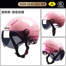 Bicycle Helmets - 3C New National Standard-breathable Helmet-rouge Powder-couple Style - View 11