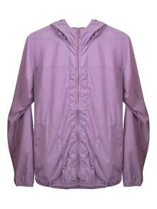 Women's Sun Protection Shirts Full Zip UPF 50+ Lightweight Breathable Sun Protection Hoodie Athletic Jacket Long Sleeve Hiking Outdoor With Pockets - 紫色 - 查看 1