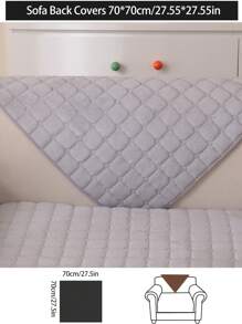 1 件四季沙发垫套，现代简约防滑沙发座椅保护套，防尘可洗沙发套，柔软防褪色，宠物友好，适合卧室、办公室、客厅的 L 型和 1/2/3/4 座沙发 - 淺灰色 - 查看 14