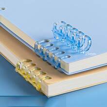 A5/B5/A4 Flip Up Loose-Leaf Notebook,60 Sheets,Detachable Horizontal Line Inner Page Notepad,Waterproof PP Cover,60 Pages,Office And School Supplies - Multicolor - View 4