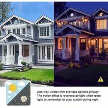 Filmgoo One Way Privacy Film, Window Tint For Home, Mirror Vinyl Roll Heat Control Anti Static Cling Sliding Door Coverings No Glue Garage Solar Paper (Black Silver,17.5 Inch X 7.Feet) - Brown Silver - 查看 3