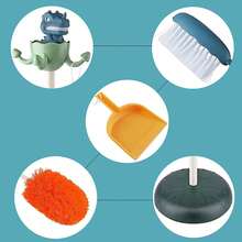 Household Cleaning Kit With Dinosaur Holder And Accessories - Multicolor - View 3