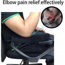 1 pièce Coussin d'accoudoir ergonomique en mousse à mémoire de forme pour chaise de bureau - Coussin de soutien pour le coude à ajustement universel pour soulager la pression, housse d'accoudoir confortable pour chaise de bureau, fauteuil roulant, fournitures scolaires, rentrée des classes