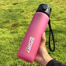 1pc 33OZ/1000ml Outdoor Large Capacity Sports Water Bottle With Time Markings, Large Capacity Water Bottle With Handle Strap And Drinking Spout, Suitable For Outdoor Sports, Fitness, Cycling, Camping, School, Holiday Gifts, Birthday Gifts - Multicolor - View 12