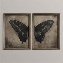 2 Cái/Bộ, Tranh Canvas Treo Tường, Tranh Treo Tường Có Khung, Bướm Đen Cổ Điển, Tranh Treo Tường Thời Victoria, Trang Trí Nhà Nông Thôn Mộc Mạc, Trang Trí Nhà Tự Nhiên Gothic, Thẩm Mỹ Tranh Sơn Dầu Cổ Điển, Nghệ Thuật Gothic, Thích Hợp Cho Trang Trí Phòng Khách, Trang Trí Phòng Ngủ, Trang Trí Phòng Tắm, Trang Trí Phòng Khách, Trang Trí Ký Túc Xá, Trang Trí Phòng Ăn Và Nhà Bếp, Trang Trí Nhà Ma Ám Hoặc Tiệc Halloween, Trang Trí Nhà Halloween, Quà Tặng Trang Trí Halloween, Trang Trí Mùa Thu, Trang Trí Halloween, Halloween - Nhiều màu - Xem 2