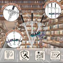 1/5PCS Fantasy 4th Wing Dragon Metal Bookmarks Dragon Themed Party Favors For Dragon Lovers Book Fans Reading Accessories Fantasy Gifts For Fiction Fans Freshman Week Opening Season Gifts Study Stationery - one-size - View 13