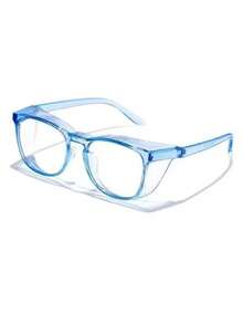 1 副时尚安全眼镜，透明防雾防刮防护眼镜，男女皆宜 - 無色 - 查看 14