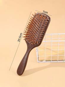Home Shun Hair Beauty Wooden Airbag Comb, Massage Comb, Handheld Labor Saving Round Head Bamboo Teeth Not Hurt Hair Ladies Long Hair Home Rubber Air Cushion Comb Gift, Wear Resistant, Massage Large Comb, Long Hair Massage Comb, Anti-Static Airbag Wooden Comb.